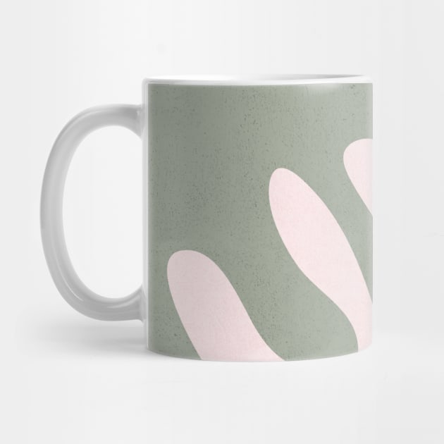 Abstract Botanical, Sage Green by Colorable